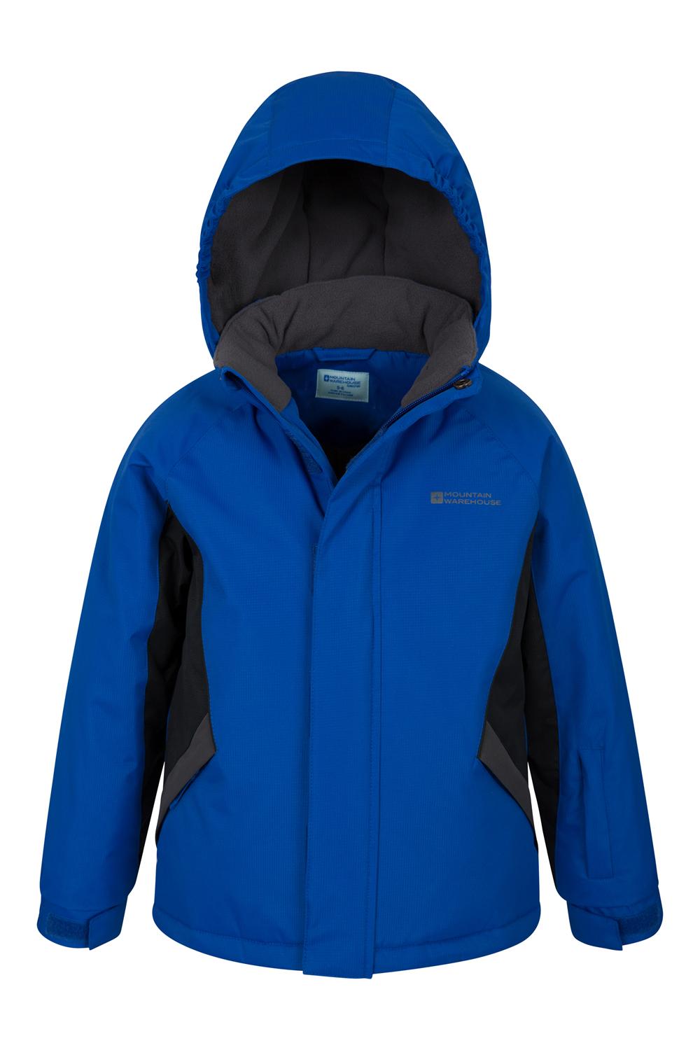 Mountain Warehouse Boys Ski Jacket with Snow proof Fabric and Fleece Lining Mountain Warehouse Boys Ski Jacket with Snow proof Fabric and Fleece Lining