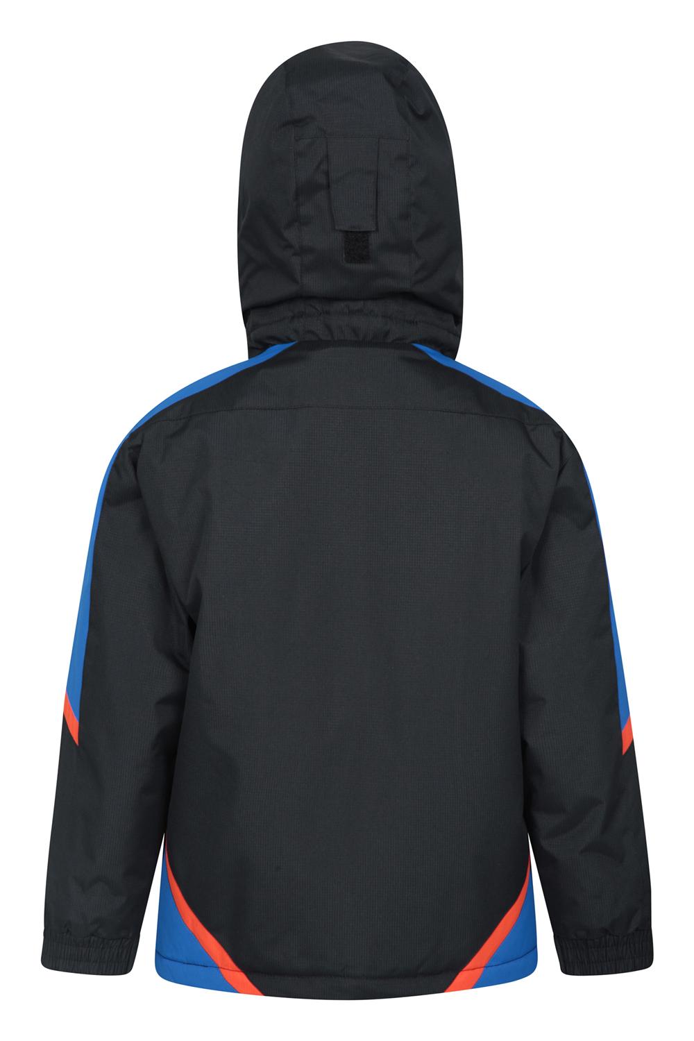 Mountain Warehouse Boys Ski Jacket with Snow proof Fabric and Fleece Lining Mountain Warehouse Boys Ski Jacket with Snow proof Fabric and Fleece Lining