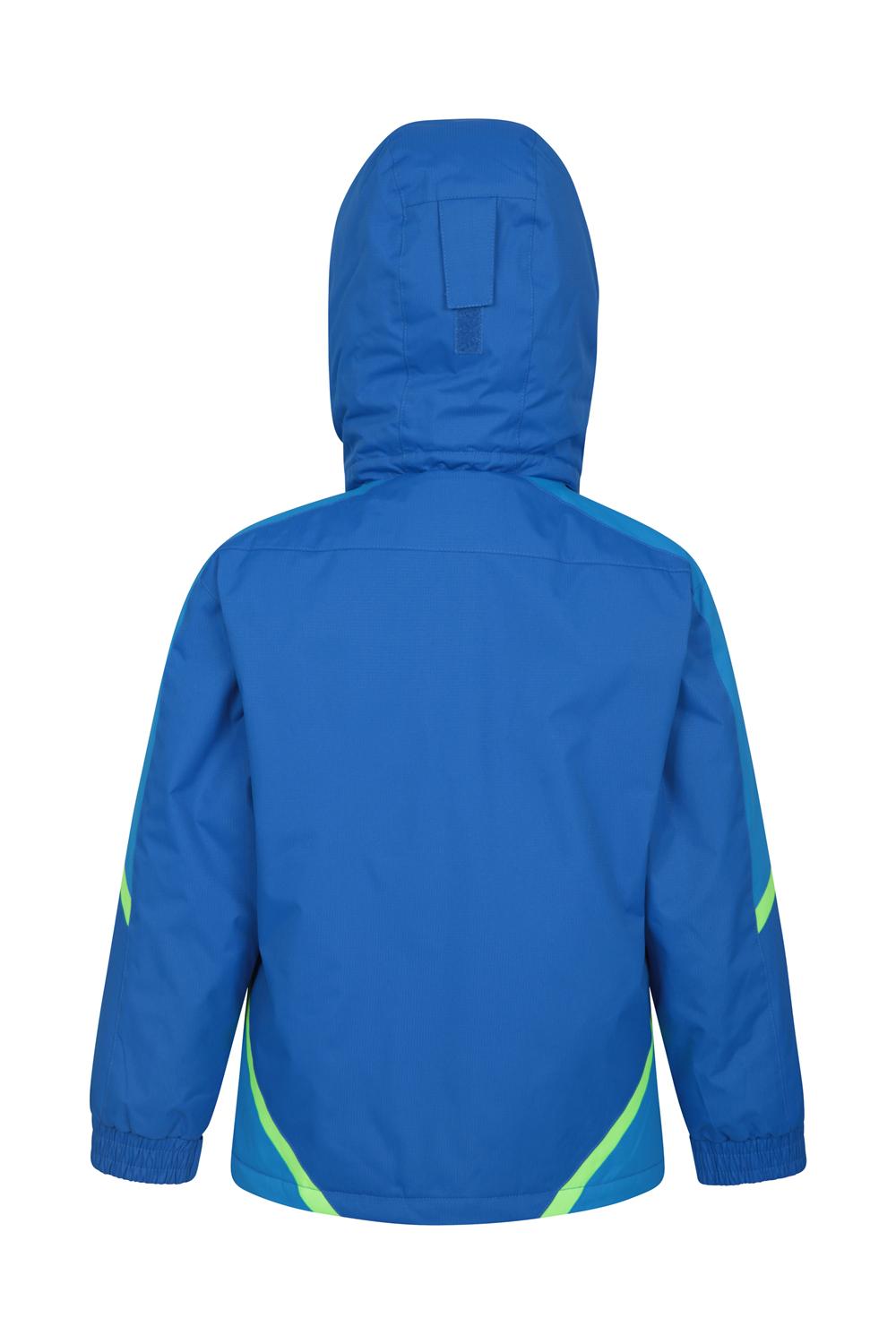 Mountain Warehouse Boys Ski Jacket with Snow proof Fabric and Fleece Lining Mountain Warehouse Boys Ski Jacket with Snow proof Fabric and Fleece Lining