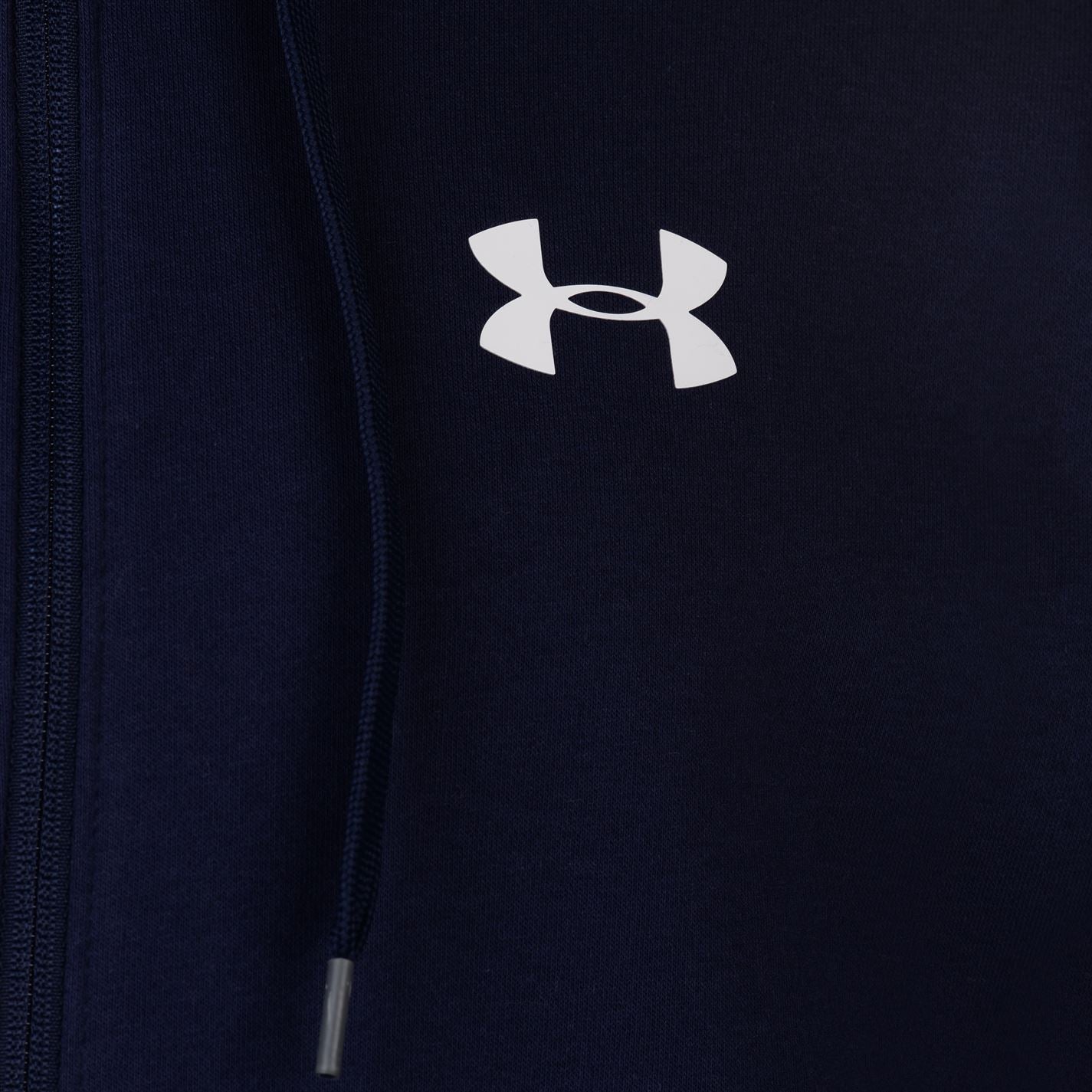 Under Armour Mens Rival Fitted Full Zip Hoody Hoodie Hooded Top Breathable Mesh Under Armour Mens Rival Fitted Full Zip Hoody Hoodie Hooded Top Breathable Mesh