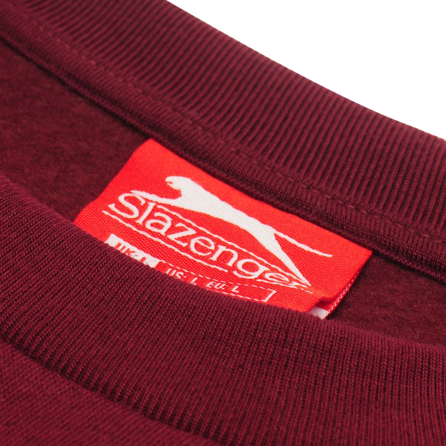 Slazenger Mens SL Fleece Crew Sweater Jumper Pullover Long Sleeve Neck Slazenger Mens SL Fleece Crew Sweater Jumper Pullover Long Sleeve Neck