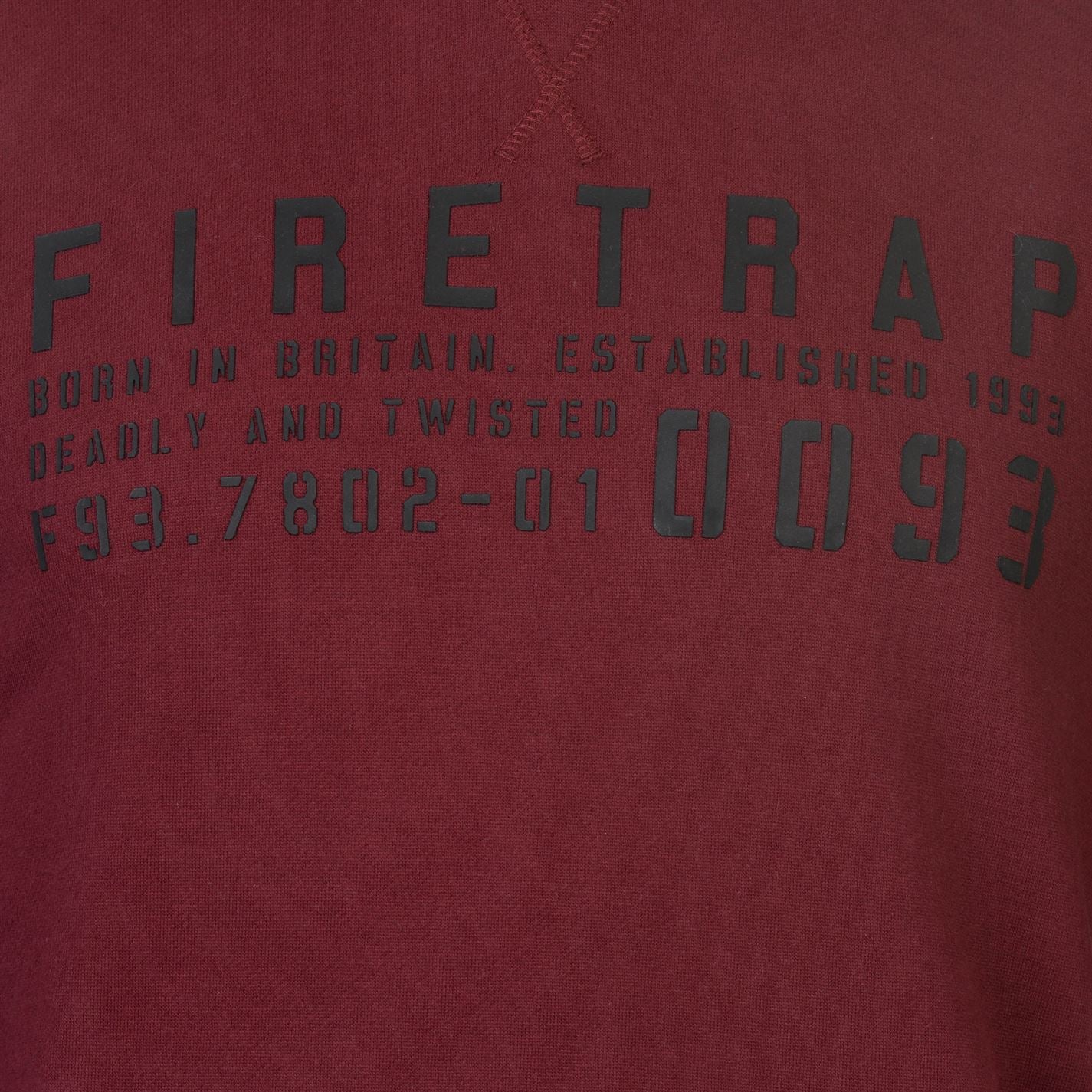 Firetrap Mens OTH Graphic Hoody Hoodie Hooded Top Long Sleeve Kangaroo Pocket Firetrap Mens OTH Graphic Hoody Hoodie Hooded Top Long Sleeve Kangaroo Pocket