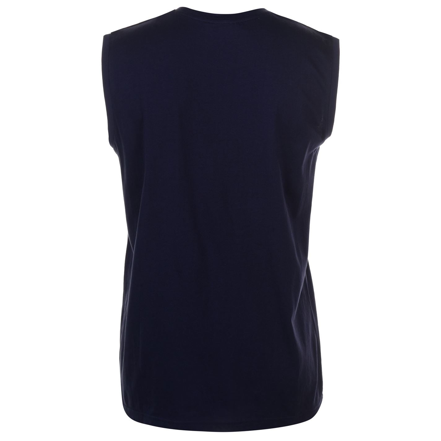 Slazenger Mens Sleeveless T Shirt Tee Top Round Neck Cotton Slazenger Mens Sleeveless T Shirt Tee Top Round Neck Cotton
