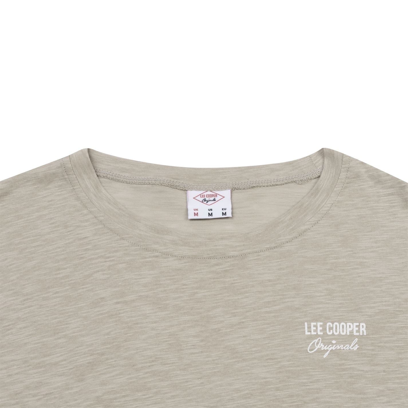 Lee Cooper Slub T Shirt Mens Gents Crew Neck Tee Top Short Sleeve Cotton Lee Cooper Slub T Shirt Mens Gents Crew Neck Tee Top Short Sleeve Cotton