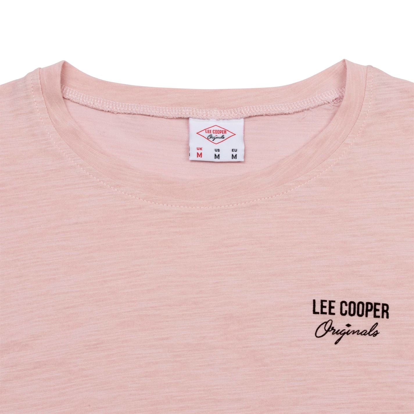 Lee Cooper Slub T Shirt Mens Gents Crew Neck Tee Top Short Sleeve Cotton Lee Cooper Slub T Shirt Mens Gents Crew Neck Tee Top Short Sleeve Cotton