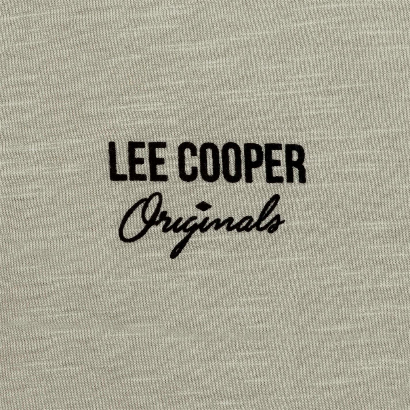 Lee Cooper Slub T Shirt Mens Gents Crew Neck Tee Top Short Sleeve Cotton Lee Cooper Slub T Shirt Mens Gents Crew Neck Tee Top Short Sleeve Cotton