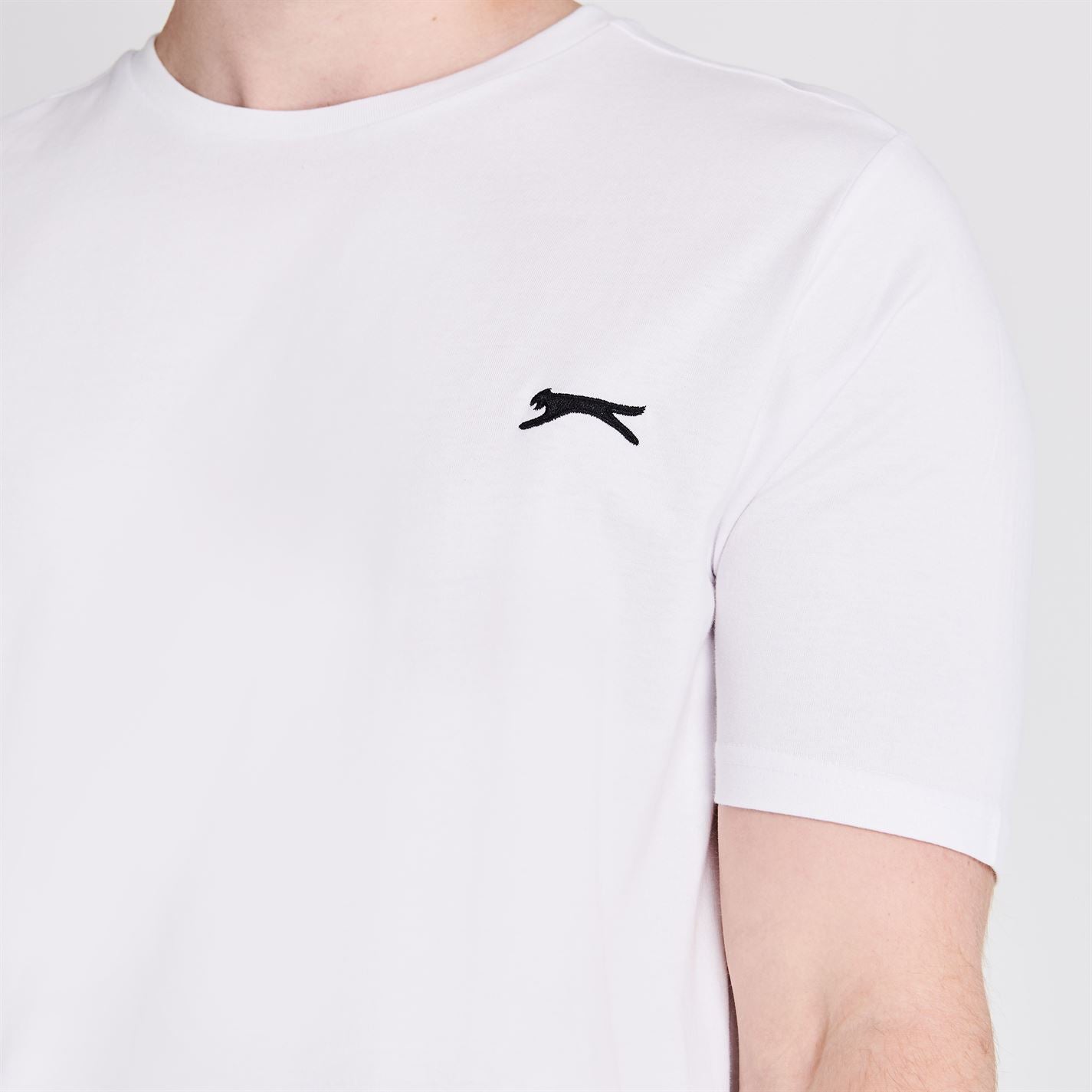 Slazenger Mens Plain T Shirt Crew Neck Tee Top Short Sleeve Lightweight Cotton Slazenger Mens Plain T Shirt Crew Neck Tee Top Short Sleeve Lightweight Cotton