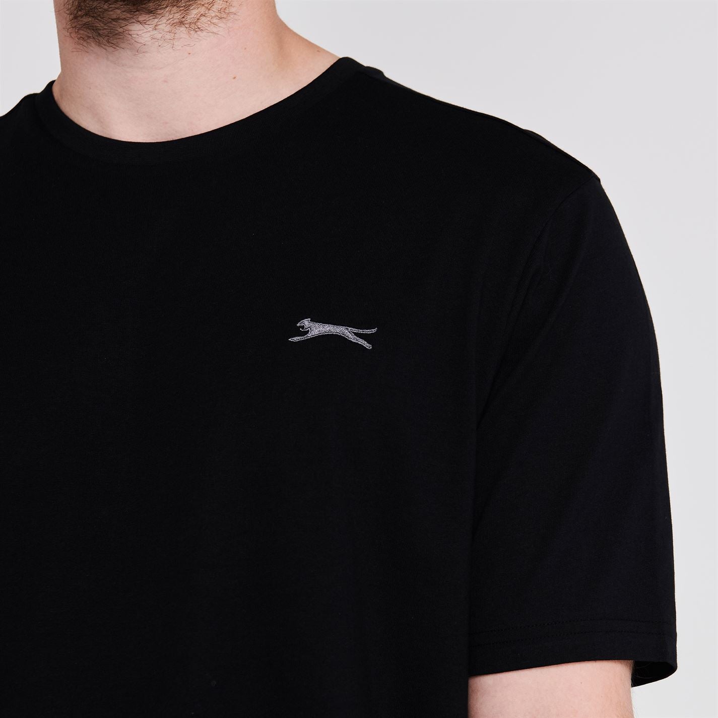 Slazenger Mens Plain T Shirt Crew Neck Tee Top Short Sleeve Lightweight Cotton Slazenger Mens Plain T Shirt Crew Neck Tee Top Short Sleeve Lightweight Cotton