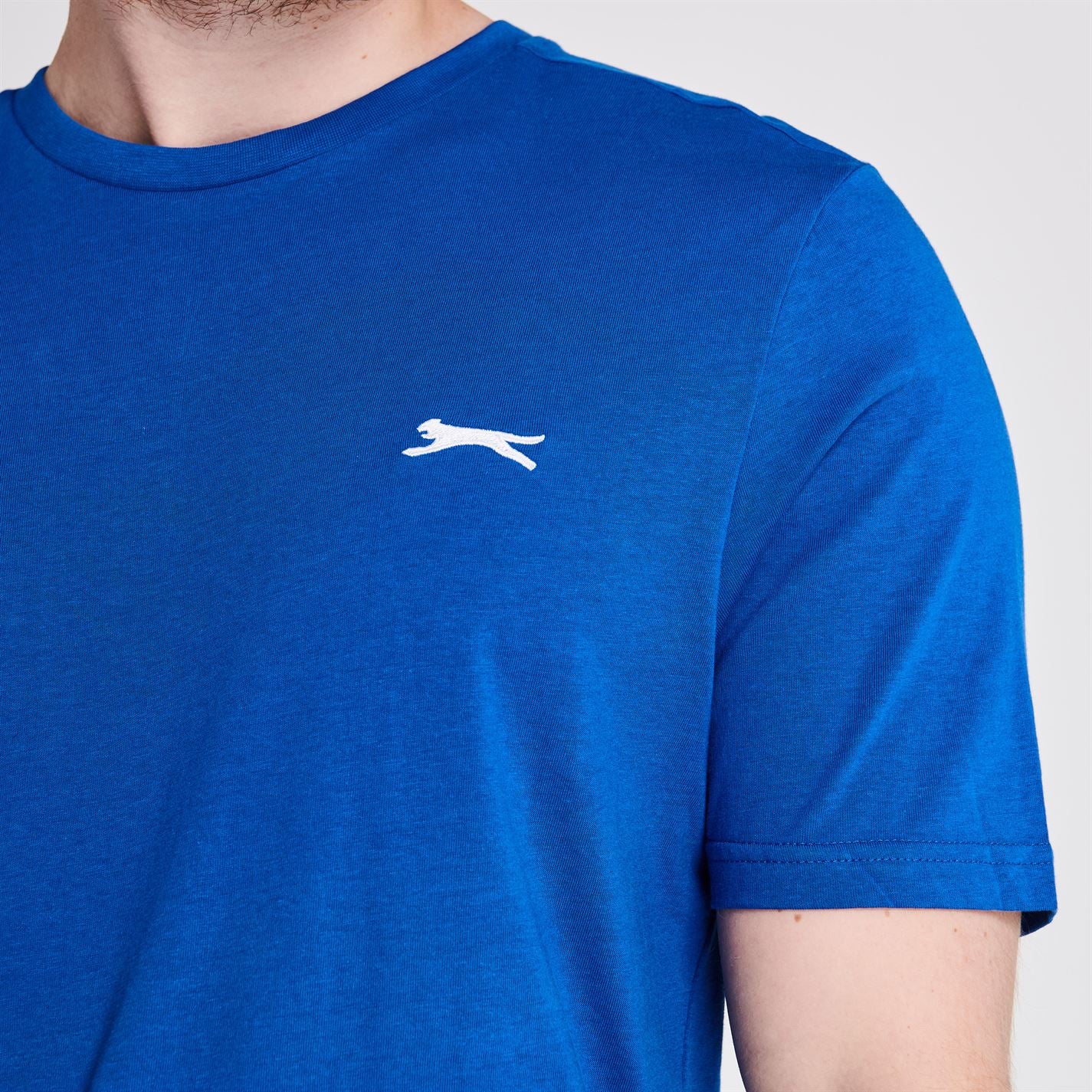 Slazenger Mens Plain T Shirt Crew Neck Tee Top Short Sleeve Lightweight Cotton Slazenger Mens Plain T Shirt Crew Neck Tee Top Short Sleeve Lightweight Cotton
