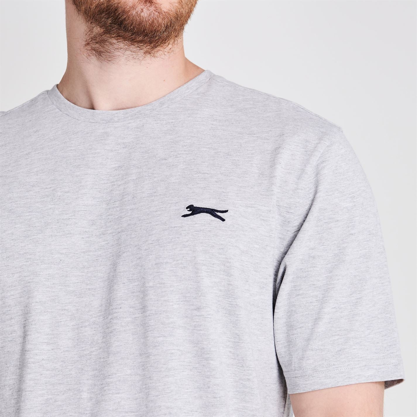 Slazenger Mens Plain T Shirt Crew Neck Tee Top Short Sleeve Lightweight Cotton Slazenger Mens Plain T Shirt Crew Neck Tee Top Short Sleeve Lightweight Cotton