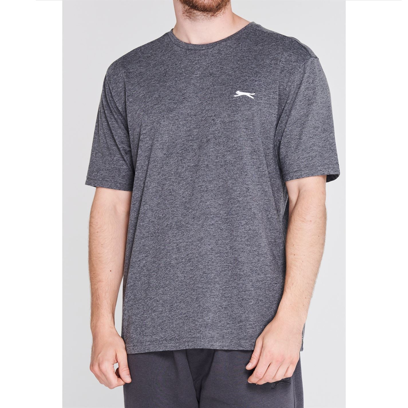Slazenger Mens Plain T Shirt Crew Neck Tee Top Short Sleeve Lightweight Cotton Slazenger Mens Plain T Shirt Crew Neck Tee Top Short Sleeve Lightweight Cotton