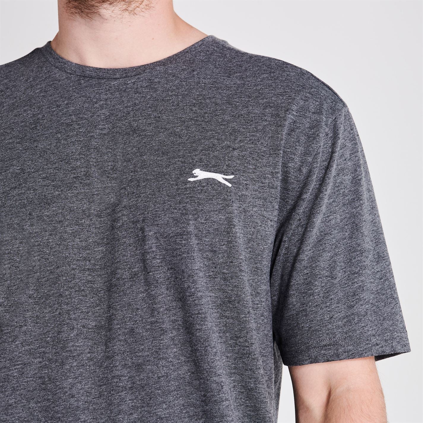 Slazenger Mens Plain T Shirt Crew Neck Tee Top Short Sleeve Lightweight Cotton Slazenger Mens Plain T Shirt Crew Neck Tee Top Short Sleeve Lightweight Cotton