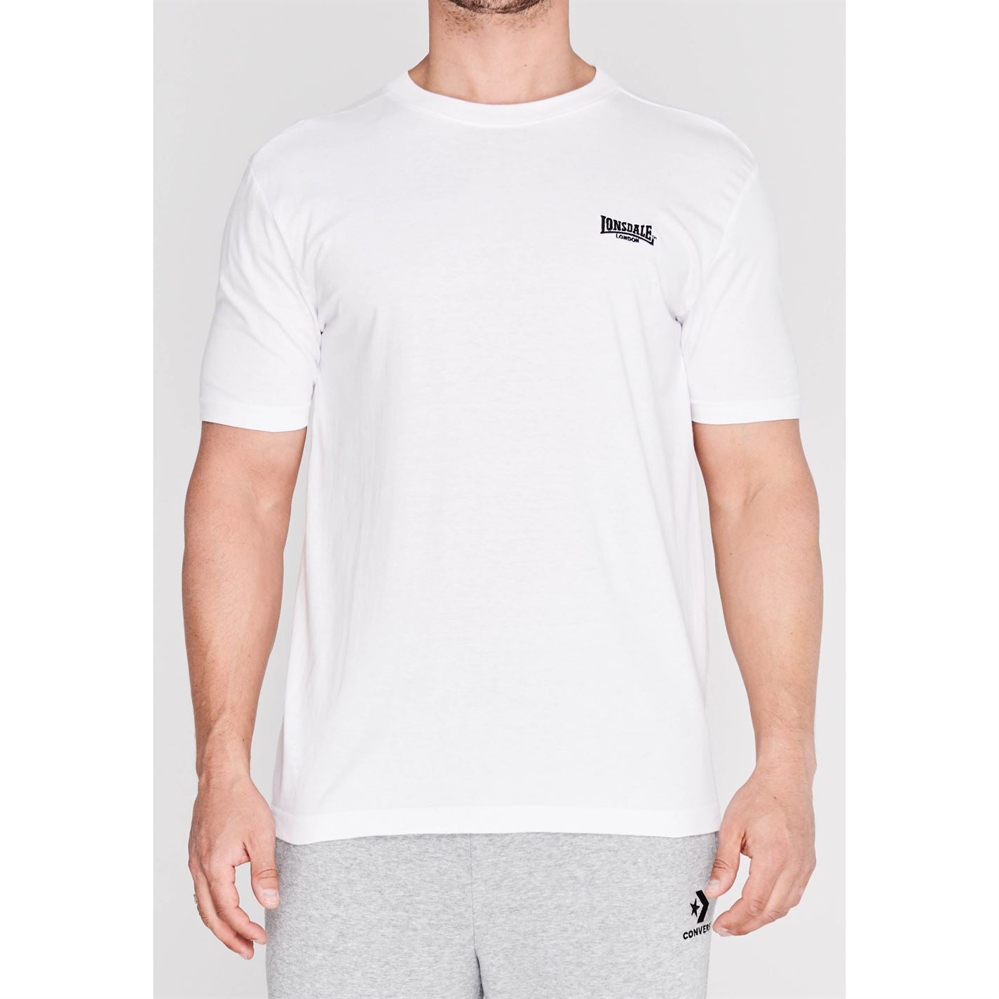 Lonsdale Plain Tee Mens Gents Crew Neck Shirt Short Sleeve Lightweight Cotton Lonsdale Plain Tee Mens Gents Crew Neck Shirt Short Sleeve Lightweight Cotton