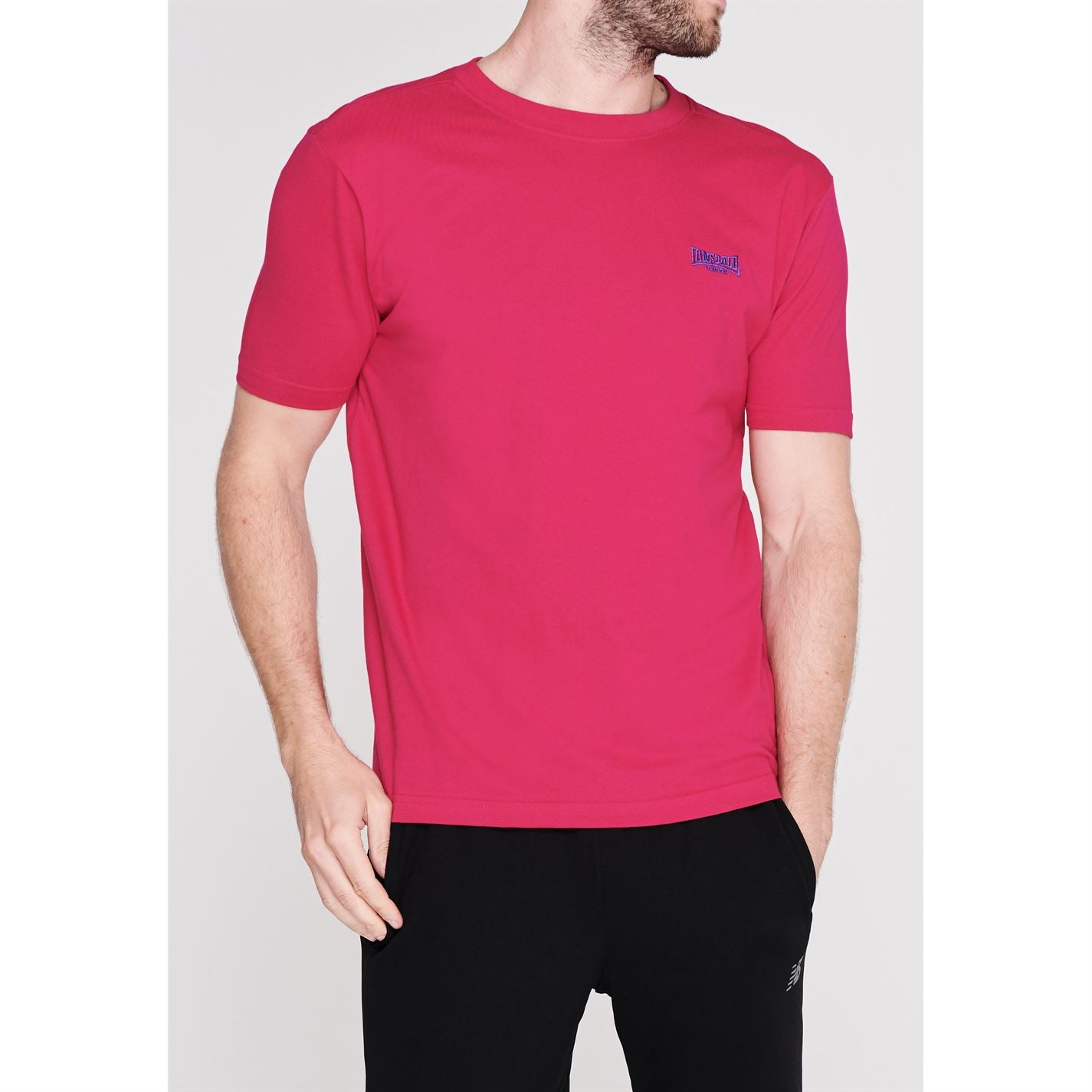 Lonsdale Plain Tee Mens Gents Crew Neck Shirt Short Sleeve Lightweight Cotton Lonsdale Plain Tee Mens Gents Crew Neck Shirt Short Sleeve Lightweight Cotton