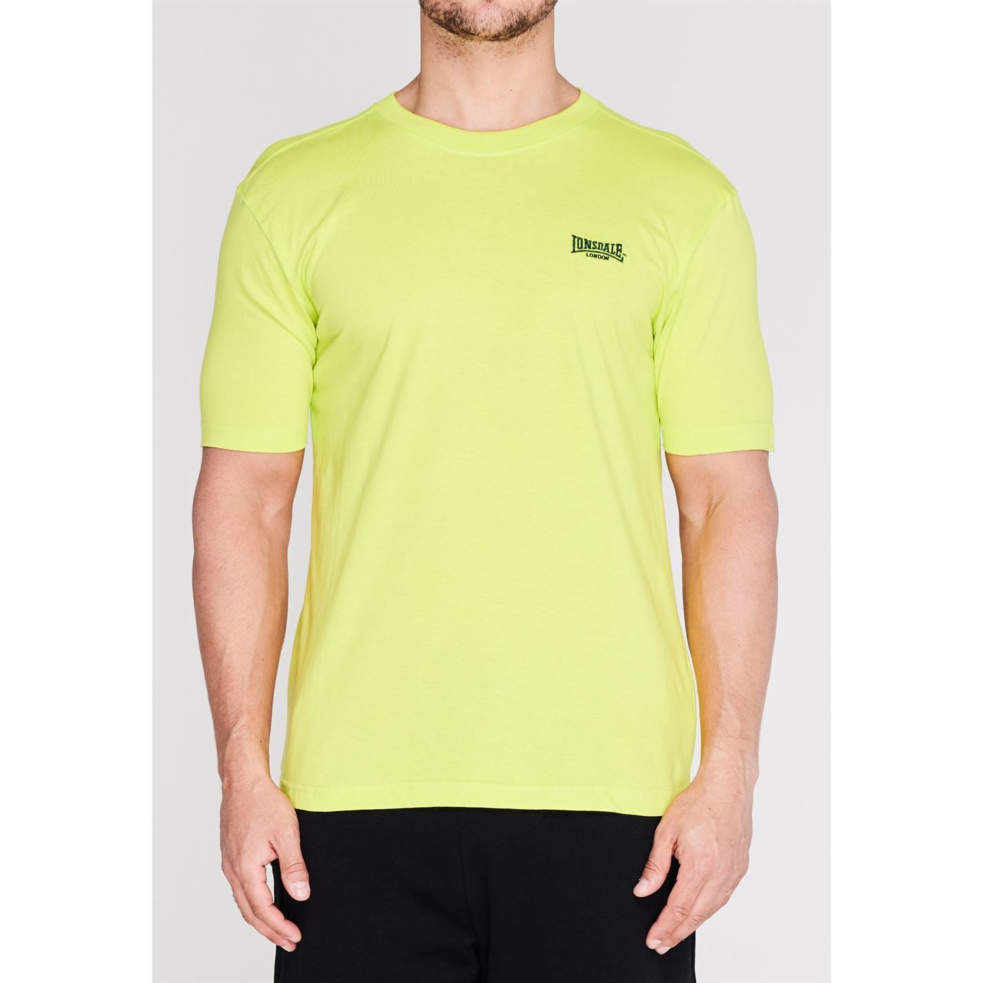 Lonsdale Plain Tee Mens Gents Crew Neck Shirt Short Sleeve Lightweight Cotton Lonsdale Plain Tee Mens Gents Crew Neck Shirt Short Sleeve Lightweight Cotton