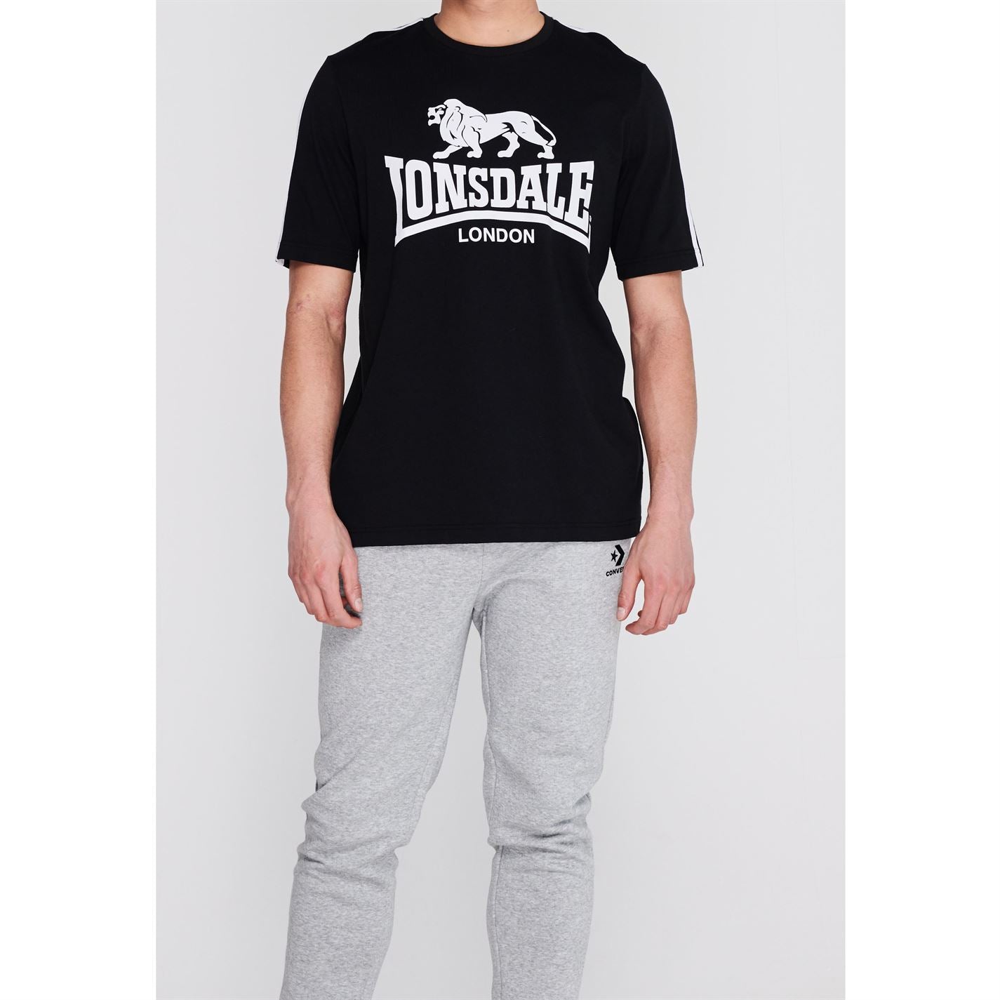 Lonsdale Large Logo T Shirt Mens Gents Crew Neck Tee Top Short Sleeve Lonsdale Large Logo T Shirt Mens Gents Crew Neck Tee Top Short Sleeve