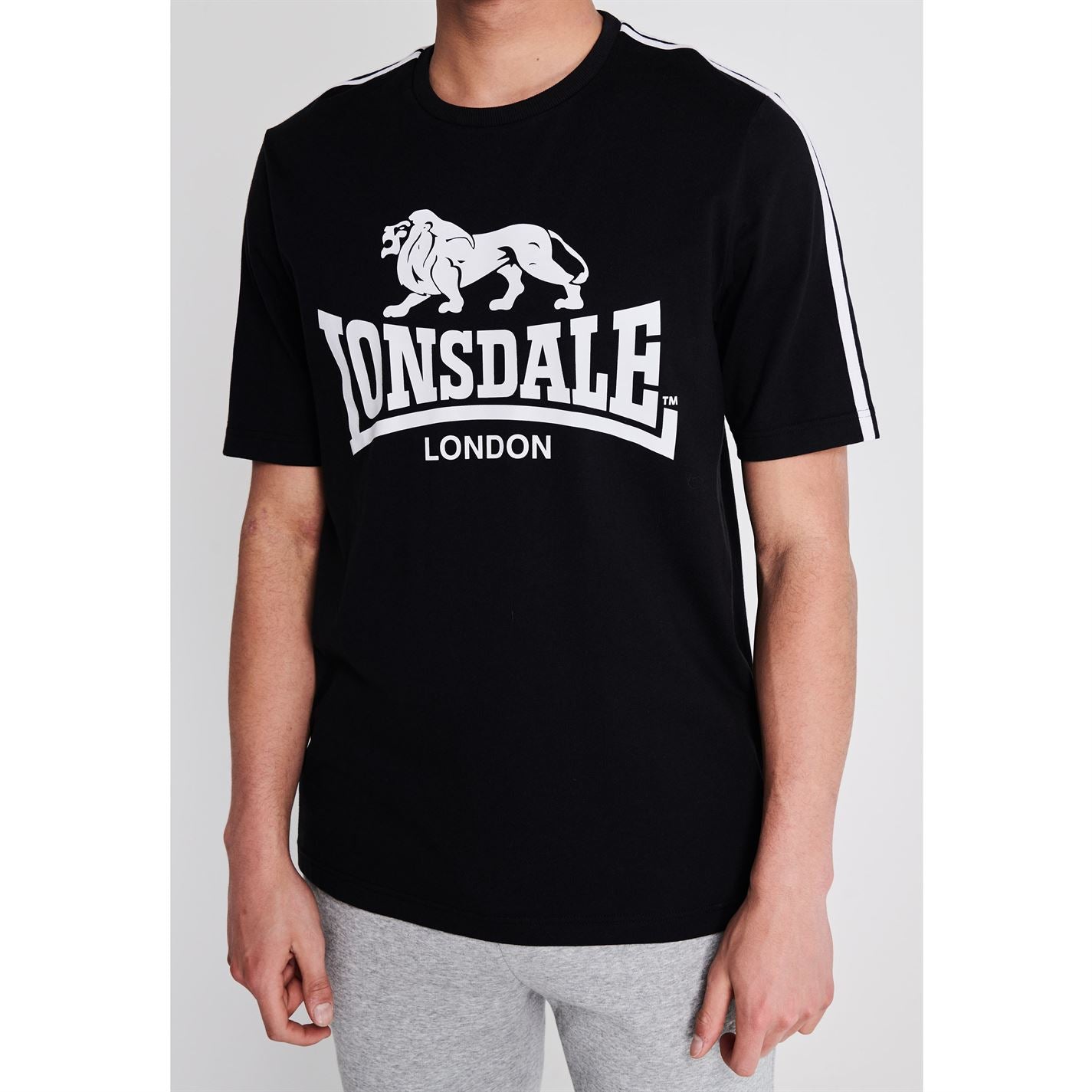 Lonsdale Large Logo T Shirt Mens Gents Crew Neck Tee Top Short Sleeve Lonsdale Large Logo T Shirt Mens Gents Crew Neck Tee Top Short Sleeve