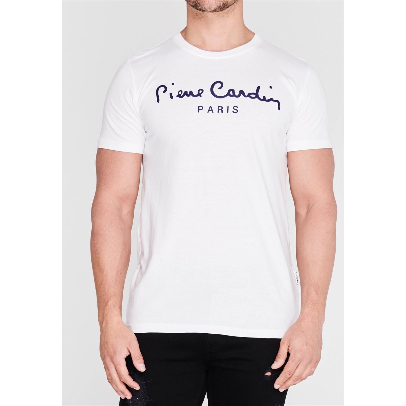Pierre Cardin Mens Logo T Shirt Crew Neck Tee Top Short Sleeve Cotton Regular Pierre Cardin Mens Logo T Shirt Crew Neck Tee Top Short Sleeve Cotton Regular