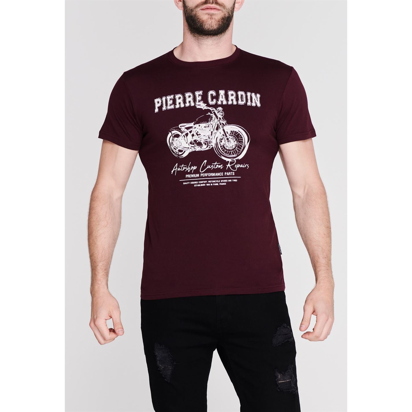 Pierre Cardin Stamp Tee Mens Gents Crew Neck Shirt Short Sleeve Cotton Regular Pierre Cardin Stamp Tee Mens Gents Crew Neck Shirt Short Sleeve Cotton Regular