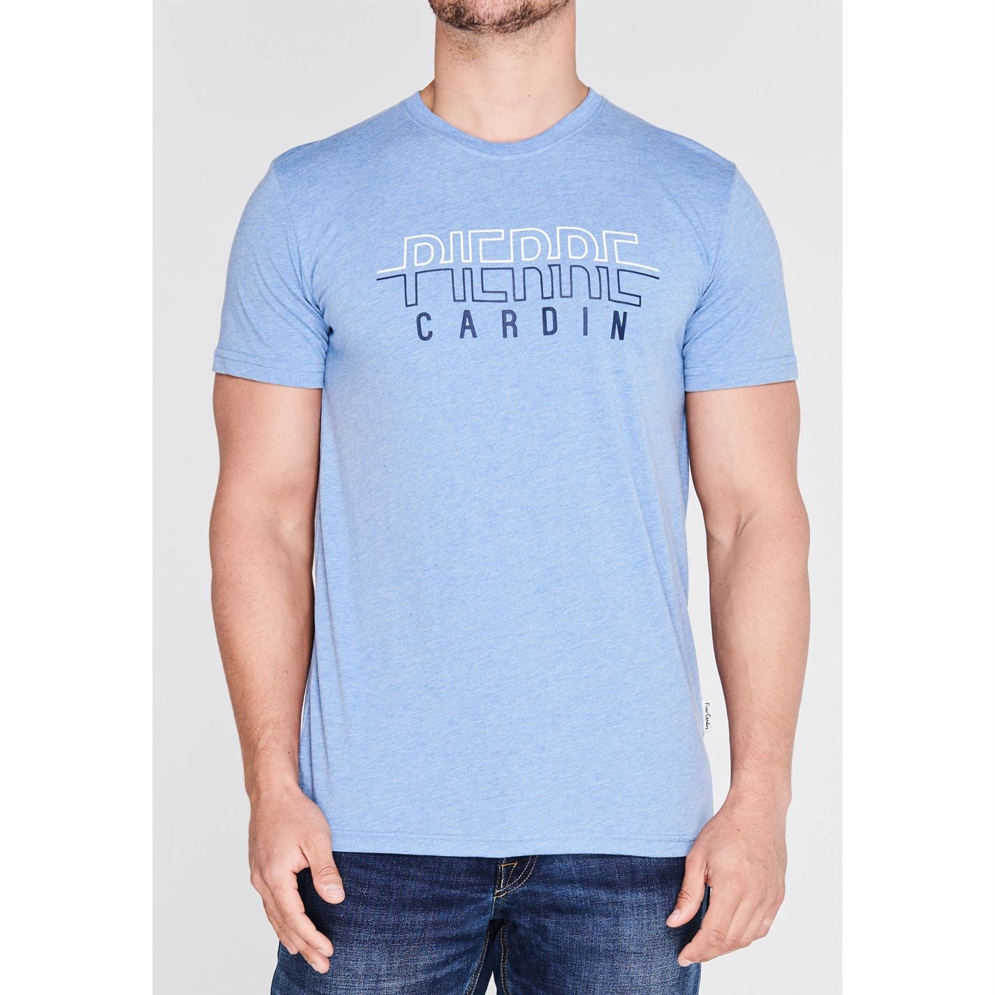 Pierre Cardin Stamp Tee Mens Gents Crew Neck Shirt Short Sleeve Cotton Regular Pierre Cardin Stamp Tee Mens Gents Crew Neck Shirt Short Sleeve Cotton Regular