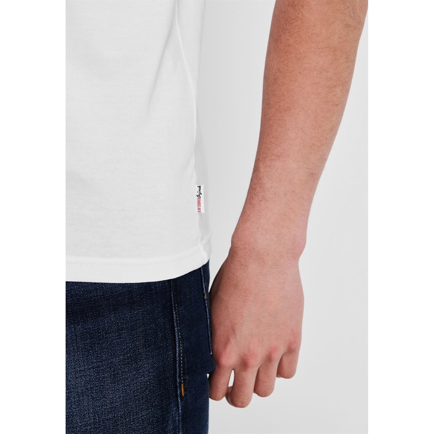 Lee Cooper Denim Co Logo T Shirt Mens Gents Crew Neck Tee Top Short Sleeve Lee Cooper Denim Co Logo T Shirt Mens Gents Crew Neck Tee Top Short Sleeve