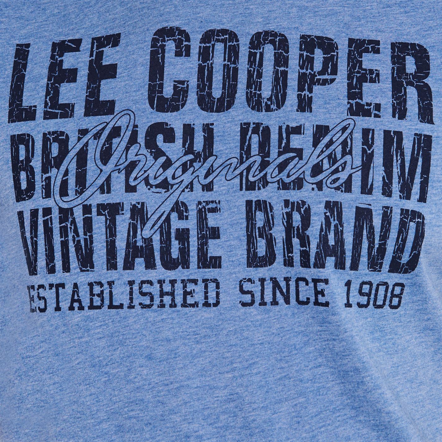 Lee Cooper Denim Co Logo T Shirt Mens Gents Crew Neck Tee Top Short Sleeve Lee Cooper Denim Co Logo T Shirt Mens Gents Crew Neck Tee Top Short Sleeve