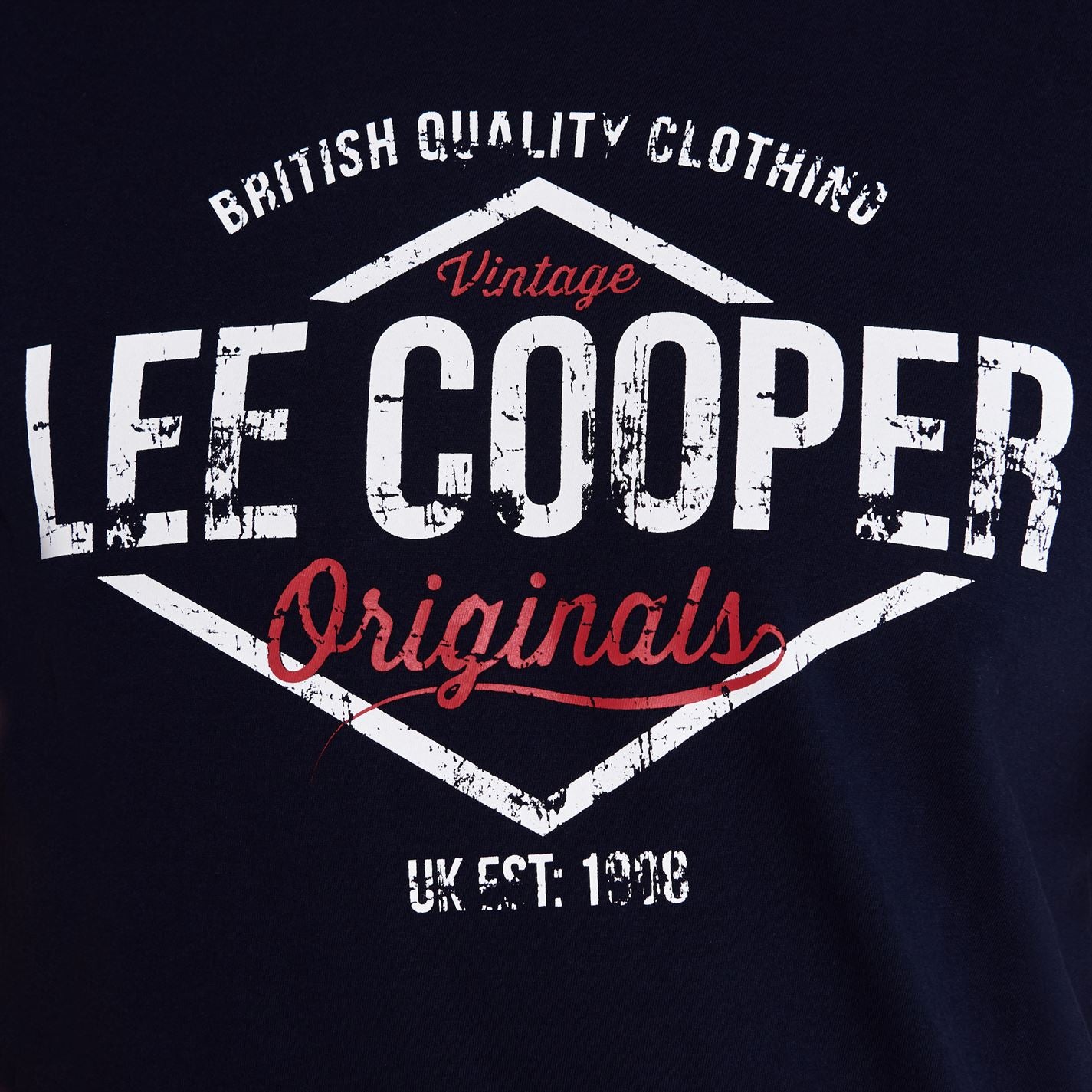 Lee Cooper Denim Co Logo T Shirt Mens Gents Crew Neck Tee Top Short Sleeve Lee Cooper Denim Co Logo T Shirt Mens Gents Crew Neck Tee Top Short Sleeve