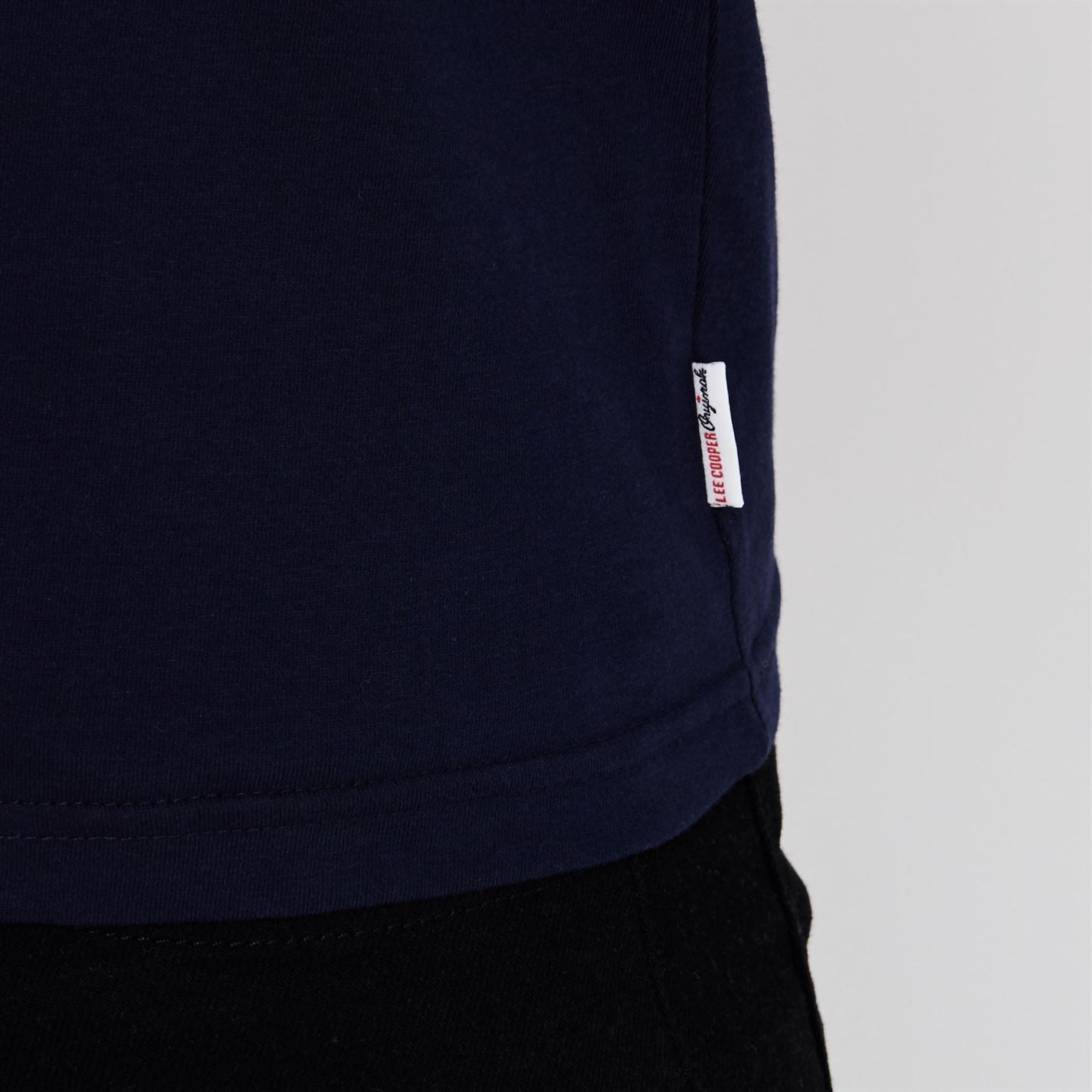Lee Cooper Denim Co Logo T Shirt Mens Gents Crew Neck Tee Top Short Sleeve Lee Cooper Denim Co Logo T Shirt Mens Gents Crew Neck Tee Top Short Sleeve
