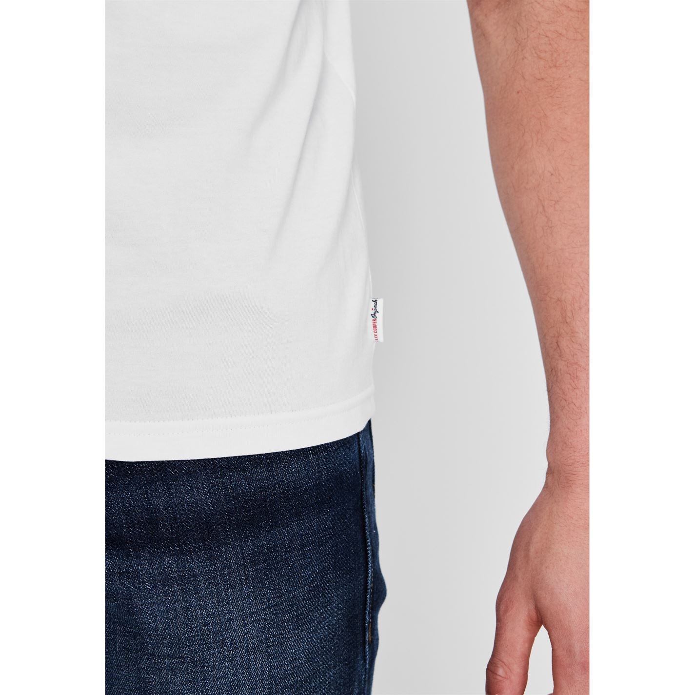 Lee Cooper Originals T Shirt Mens Gents Crew Neck Tee Top Short Sleeve Cotton Lee Cooper Originals T Shirt Mens Gents Crew Neck Tee Top Short Sleeve Cotton