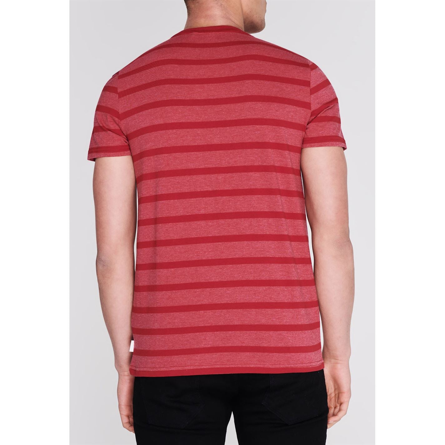 Lee Cooper Stripe Logo T Shirt Mens Gents Crew Neck Tee Top Short Sleeve Cotton Lee Cooper Stripe Logo T Shirt Mens Gents Crew Neck Tee Top Short Sleeve Cotton