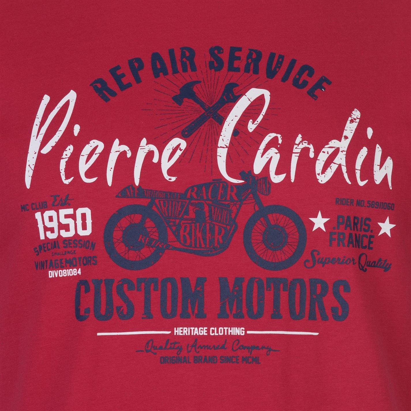 Pierre Cardin Mens Short Sleeve Printed Tee Crew Neck Shirt Cotton Regular Fit Pierre Cardin Mens Short Sleeve Printed Tee Crew Neck Shirt Cotton Regular Fit