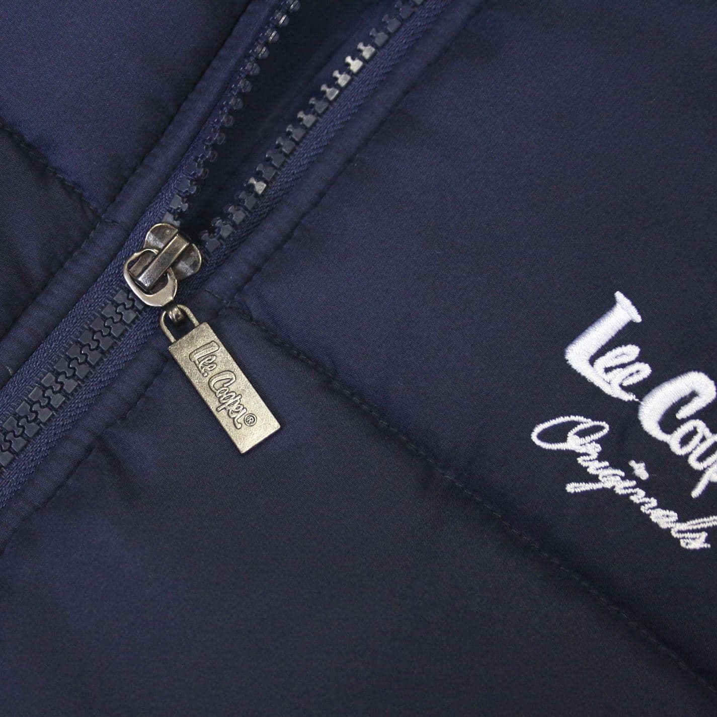 Lee Cooper Mens Padded Jacket Puffer Coat Top Long Sleeve Zip Full Elasticated Lee Cooper Mens Padded Jacket Puffer Coat Top Long Sleeve Zip Full Elasticated