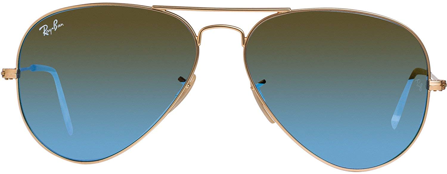 Ray-Ban Unisex RB3025 Aviator Polarized Sunglasses 55mm Ray-Ban Unisex RB3025 Aviator Polarized Sunglasses 55mm