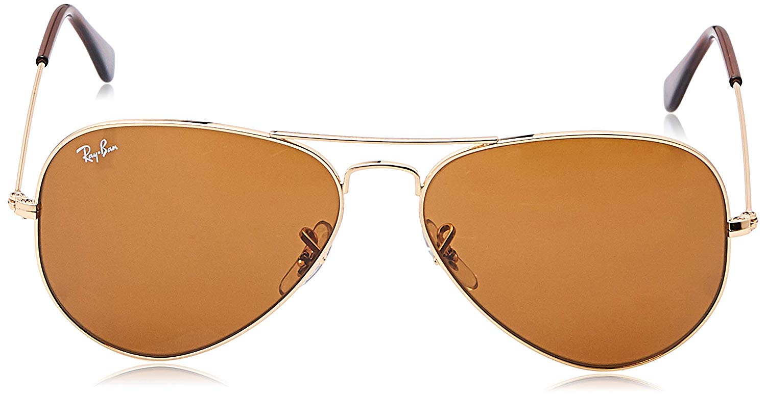 Ray-Ban Unisex RB3025 Aviator Sunglasses 58mm Ray-Ban Unisex RB3025 Aviator Sunglasses 58mm