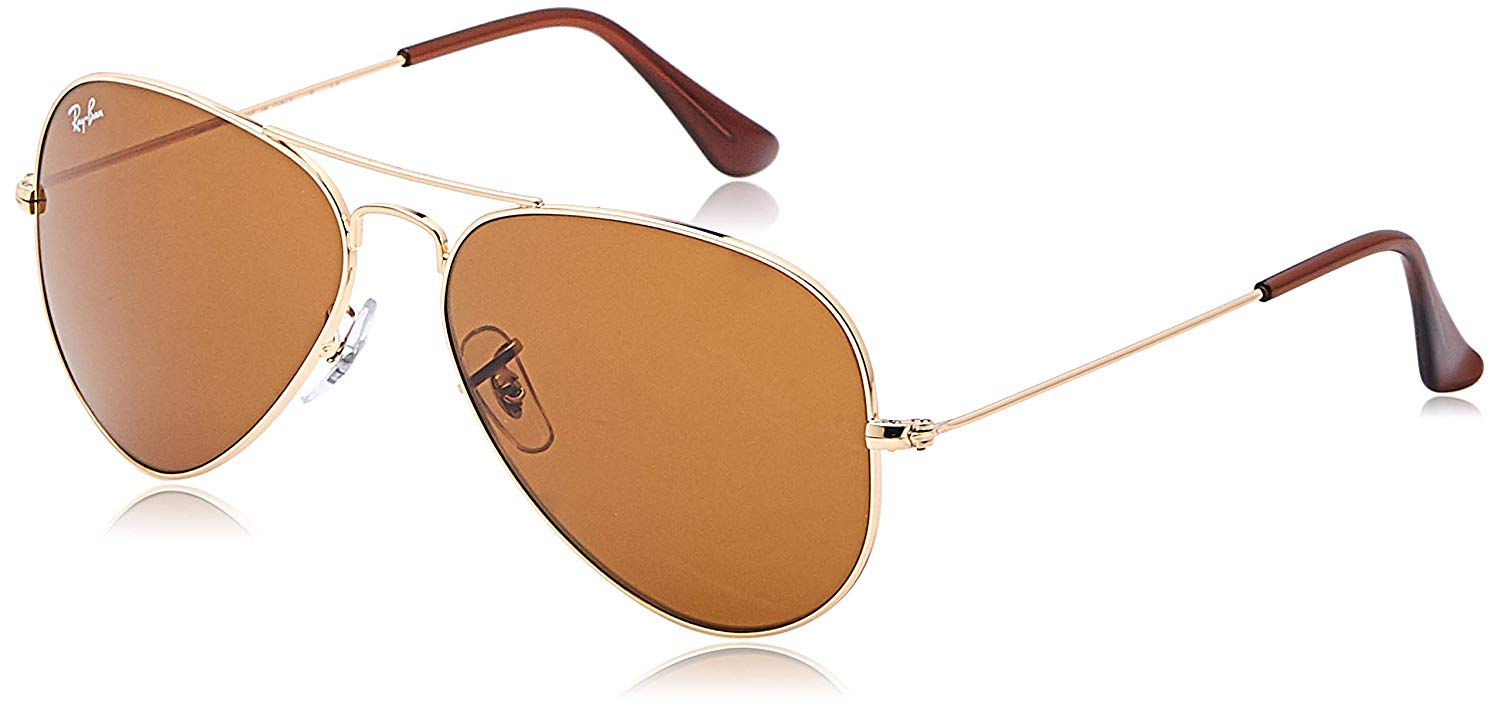 Ray-Ban Unisex RB3025 Aviator Sunglasses 58mm Ray-Ban Unisex RB3025 Aviator Sunglasses 58mm