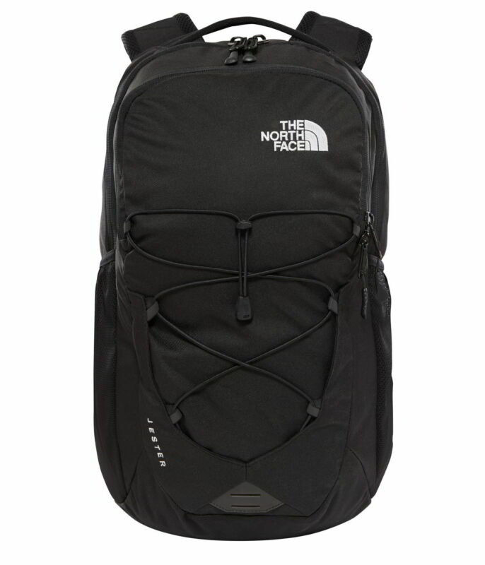 North Face Jester Mens Womens Black Rucksack Backpack School Work Laptop Bag North Face Jester Mens Womens Black Rucksack Backpack School Work Laptop Bag