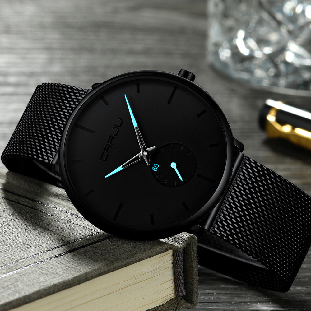 Crrju Fashion Mens Watches Top Brand Luxury Quartz Watch Men Casual Slim Mesh Steel Waterproof Sport Watch Relogio Masculino Crrju Fashion Mens Watches Top Brand Luxury Quartz Watch Men Casual Slim Mesh Steel Waterproof Sport Watch Relogio Masculino