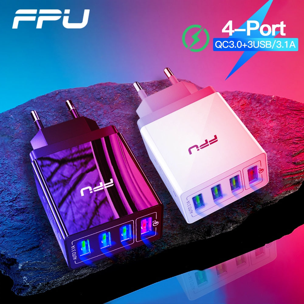 FPU USB Charger Quick Charge 3.0 Fast Charger QC3.0 QC Multi Plug Adapter Wall Mobile Phone Charger For iPhone Samsung Xiaomi Mi FPU USB Charger Quick Charge 3.0 Fast Charger QC3.0 QC Multi Plug Adapter Wall Mobile Phone Charger For iPhone Samsung Xiaomi Mi