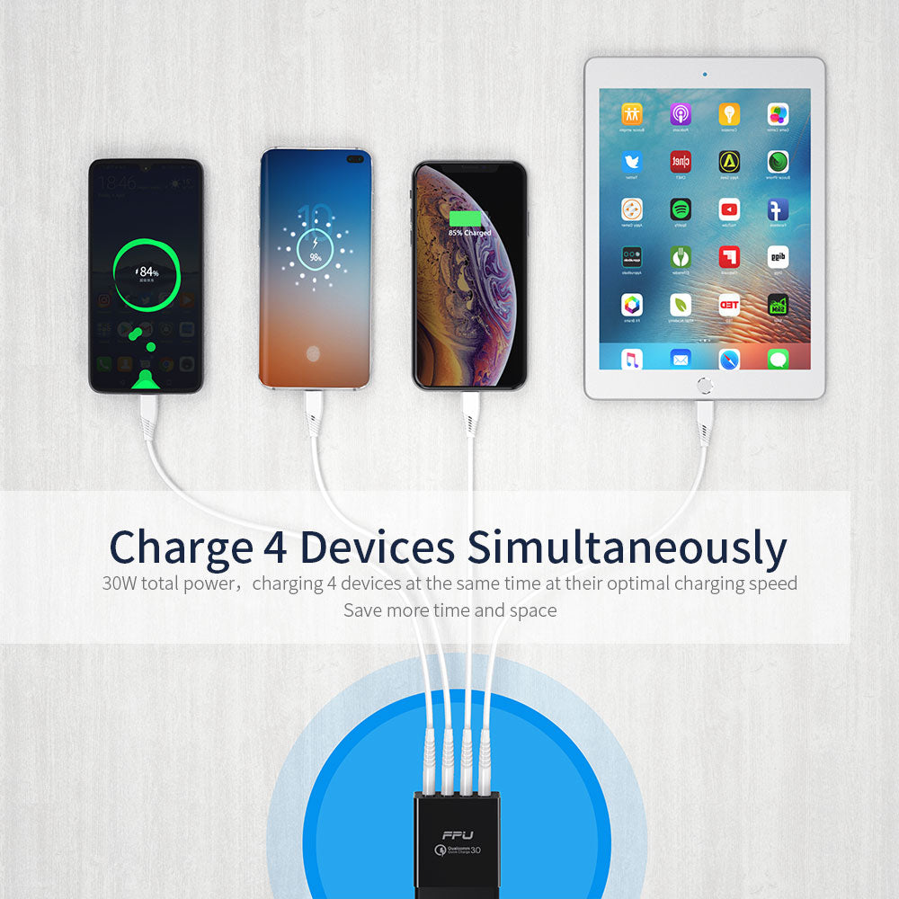 FPU USB Charger Quick Charge 3.0 Fast Charger QC3.0 QC Multi Plug Adapter Wall Mobile Phone Charger For iPhone Samsung Xiaomi Mi FPU USB Charger Quick Charge 3.0 Fast Charger QC3.0 QC Multi Plug Adapter Wall Mobile Phone Charger For iPhone Samsung Xiaomi Mi
