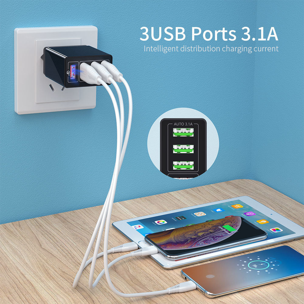 FPU USB Charger Quick Charge 3.0 Fast Charger QC3.0 QC Multi Plug Adapter Wall Mobile Phone Charger For iPhone Samsung Xiaomi Mi FPU USB Charger Quick Charge 3.0 Fast Charger QC3.0 QC Multi Plug Adapter Wall Mobile Phone Charger For iPhone Samsung Xiaomi Mi