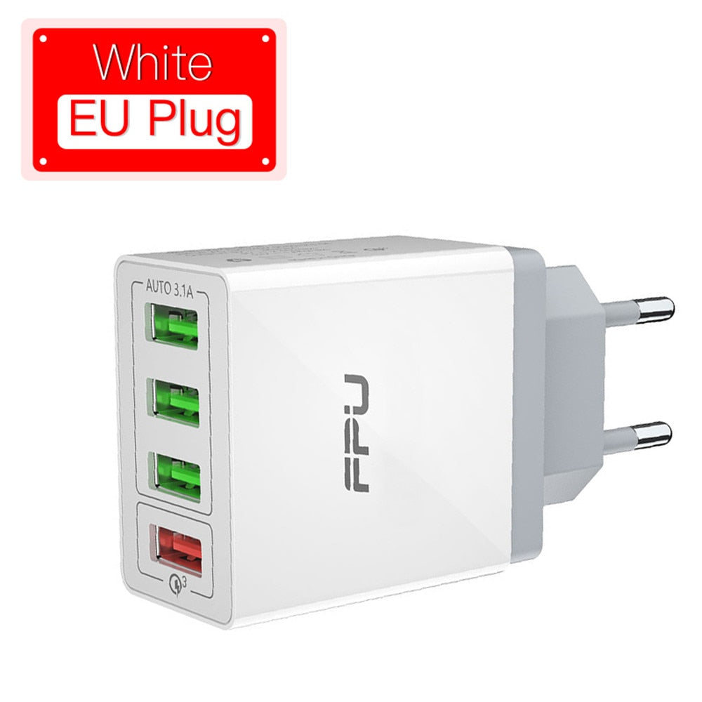 FPU USB Charger Quick Charge 3.0 Fast Charger QC3.0 QC Multi Plug Adapter Wall Mobile Phone Charger For iPhone Samsung Xiaomi Mi FPU USB Charger Quick Charge 3.0 Fast Charger QC3.0 QC Multi Plug Adapter Wall Mobile Phone Charger For iPhone Samsung Xiaomi Mi