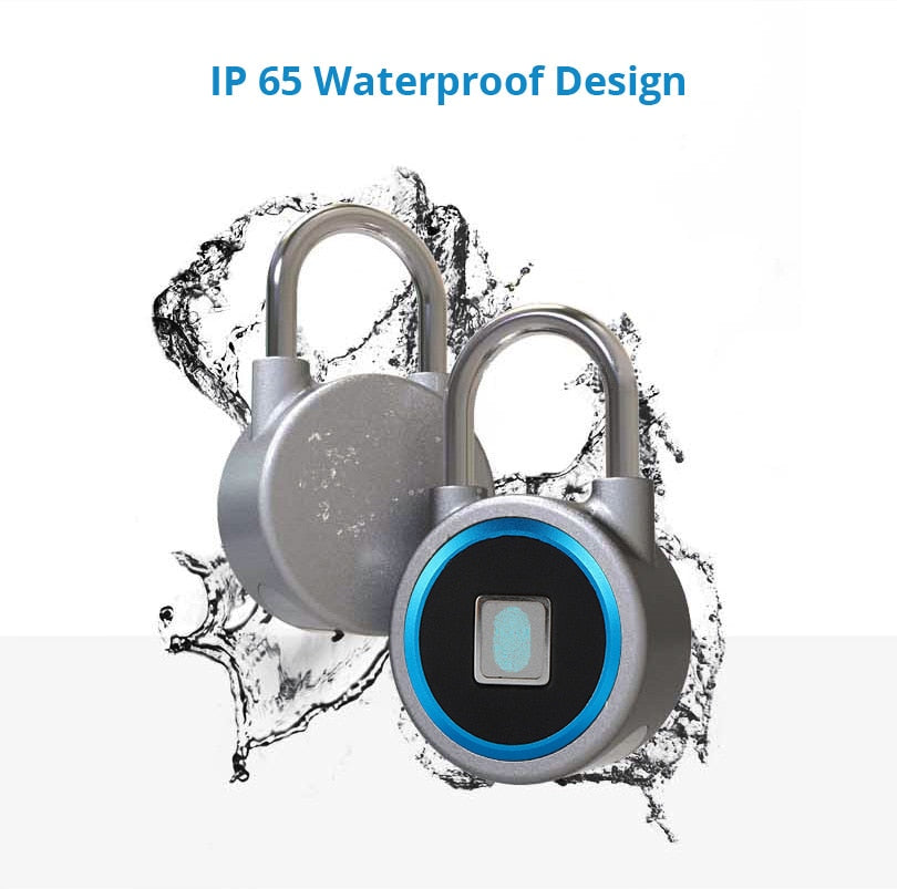 Golden Security Portable Smart Waterproof Keyless Lock APP Control Android IOS Phone Bluetooth Fingerprint Unlock Door PadLock Golden Security Portable Smart Waterproof Keyless Lock APP Control Android IOS Phone Bluetooth Fingerprint Unlock Door PadLock