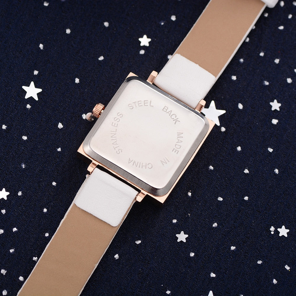 Leecnuo Women's Minimalist Watch Modern Square Quartz Wristwatch Ladies Fashion Watches Luxury Brand Bracelet Watch Leecnuo Women's Minimalist Watch Modern Square Quartz Wristwatch Ladies Fashion Watches Luxury Brand Bracelet Watch