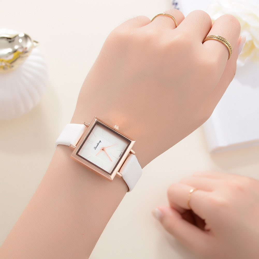 Leecnuo Women's Minimalist Watch Modern Square Quartz Wristwatch Ladies Fashion Watches Luxury Brand Bracelet Watch Leecnuo Women's Minimalist Watch Modern Square Quartz Wristwatch Ladies Fashion Watches Luxury Brand Bracelet Watch