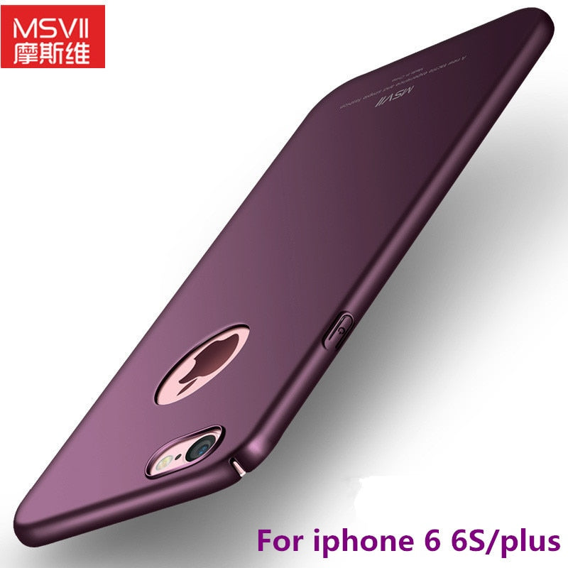 Msvii Brand Luxury Silm scrub phone case For iphone 6 case 6S cover hard plastic Back case For iphone 6s plus 6 plus cover cases Msvii Brand Luxury Silm scrub phone case For iphone 6 case 6S cover hard plastic Back case For iphone 6s plus 6 plus cover cases