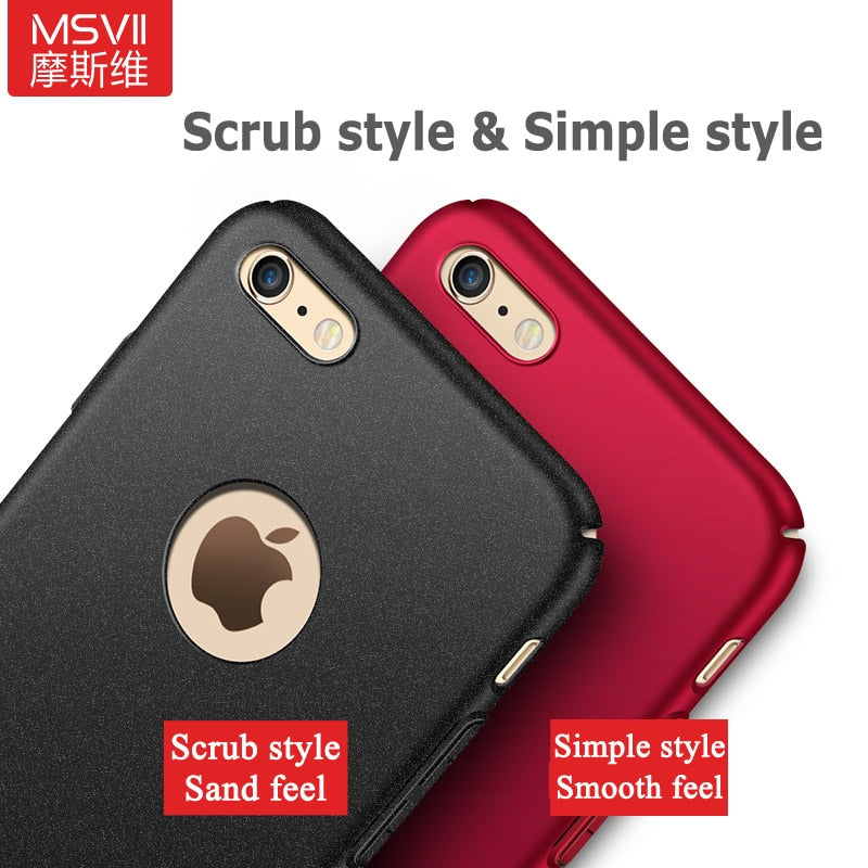 Msvii Brand Luxury Silm scrub phone case For iphone 6 case 6S cover hard plastic Back case For iphone 6s plus 6 plus cover cases Msvii Brand Luxury Silm scrub phone case For iphone 6 case 6S cover hard plastic Back case For iphone 6s plus 6 plus cover cases