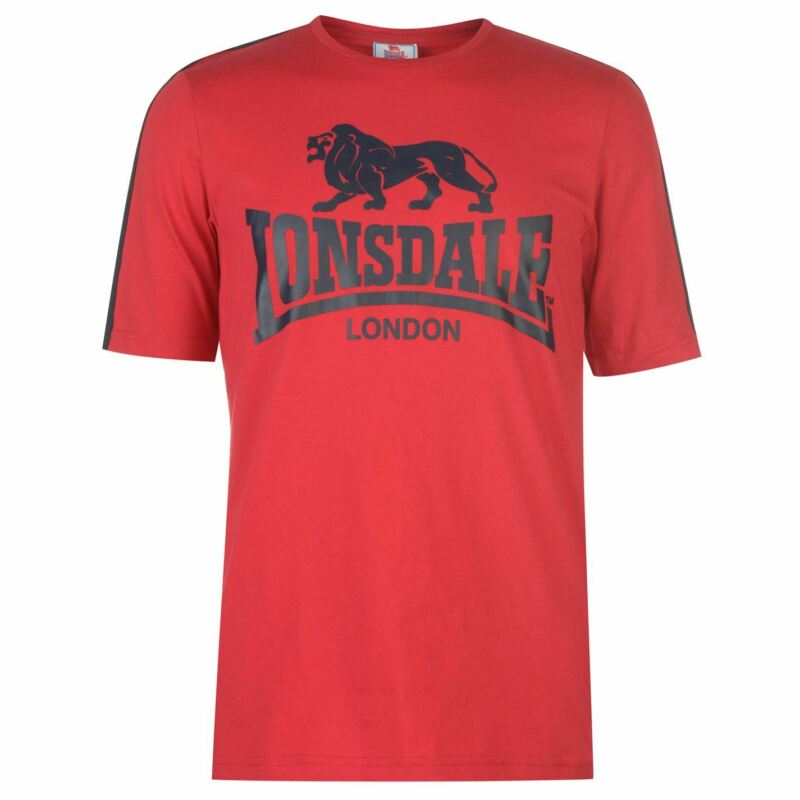 Lonsdale Large Logo T Shirt Mens Gents Crew Neck Tee Top Short Sleeve Lonsdale Large Logo T Shirt Mens Gents Crew Neck Tee Top Short Sleeve