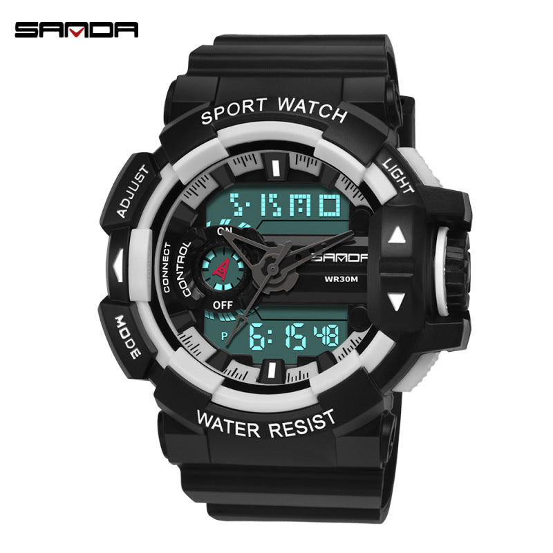 SANDA Men's Sports Digital Watches Male Military Quartz Wrist Watches Top Brand Digital-Watch waterproof Relogio Masculino SANDA Men's Sports Digital Watches Male Military Quartz Wrist Watches Top Brand Digital-Watch waterproof Relogio Masculino