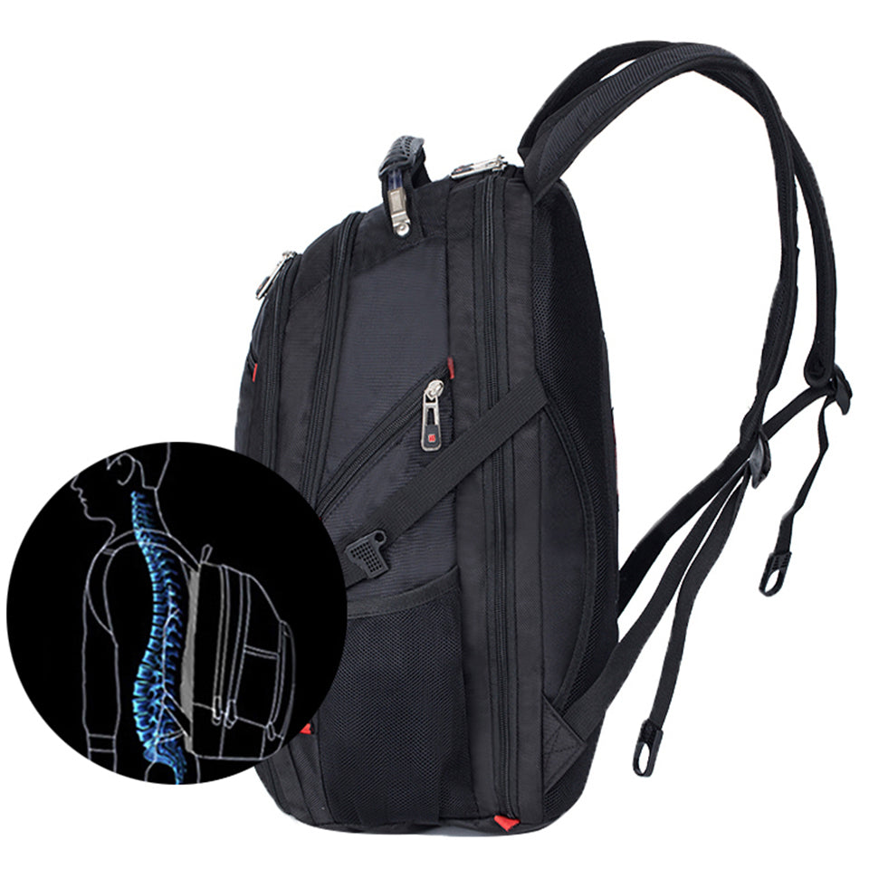 Swiss Men's Back Pack 15.6/17 Inch Computer Notebook School Journey Bags Suitable For Men And Women Swiss Men's Back Pack 15.6/17 Inch Computer Notebook School Journey Bags Suitable For Men And Women
