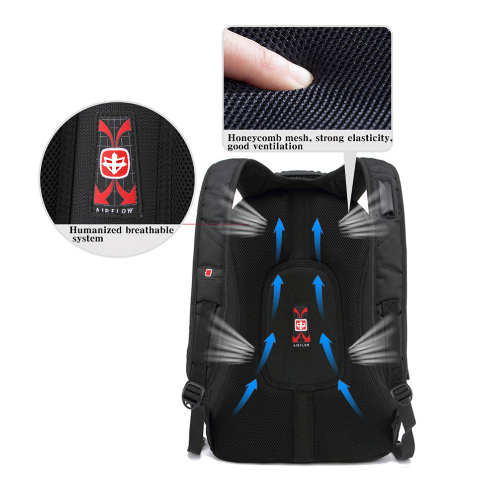 Swiss Men's Back Pack 15.6/17 Inch Computer Notebook School Journey Bags Suitable For Men And Women Swiss Men's Back Pack 15.6/17 Inch Computer Notebook School Journey Bags Suitable For Men And Women